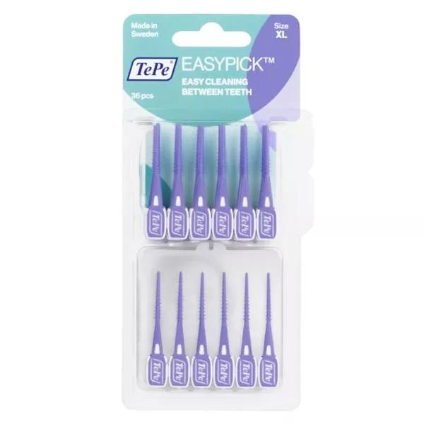 TePe Easy Pick Mondadientes de Silicona Violeta XL 36 unidades