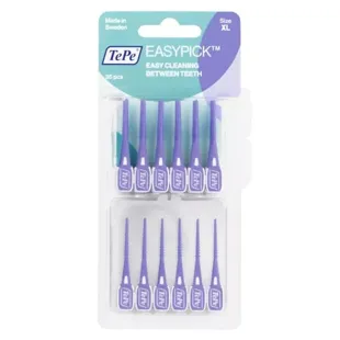 TePe Easy Pick Stuzzicadenti Silicone Viola XL 36 unità