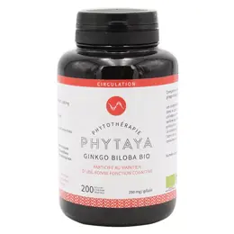 Phytaya Circulation Ginkgo Biloba Bio 200 gélules