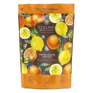 Collines de Provence Eco-Refill Sapone Liquido 470ml Agrumi del Frutteto