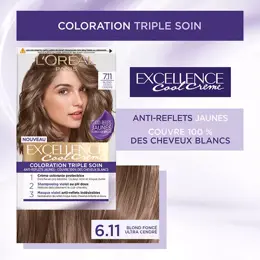 L'Oréal Paris Excellence Cool Crème 7.11 Blond Ultra Cendré