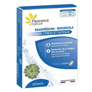 Fleurance Nature - Magnesio - Magnesio Rhodiola - 30 compresse