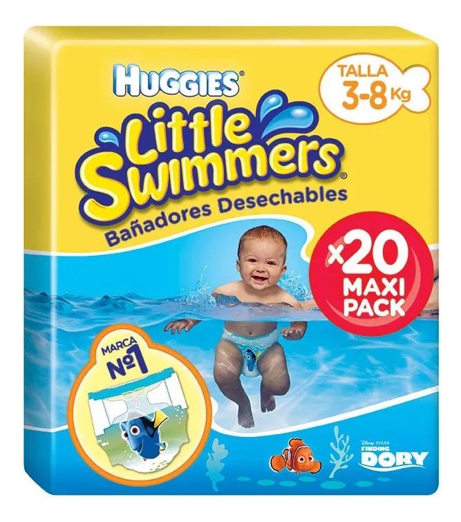 Huggies Pañales Little Swimmers Talla S 3-8 Kg 20 Uds