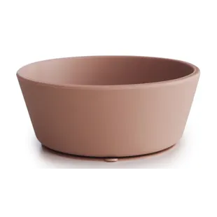 Mushie Bowl with Suction Cup Solid Blush