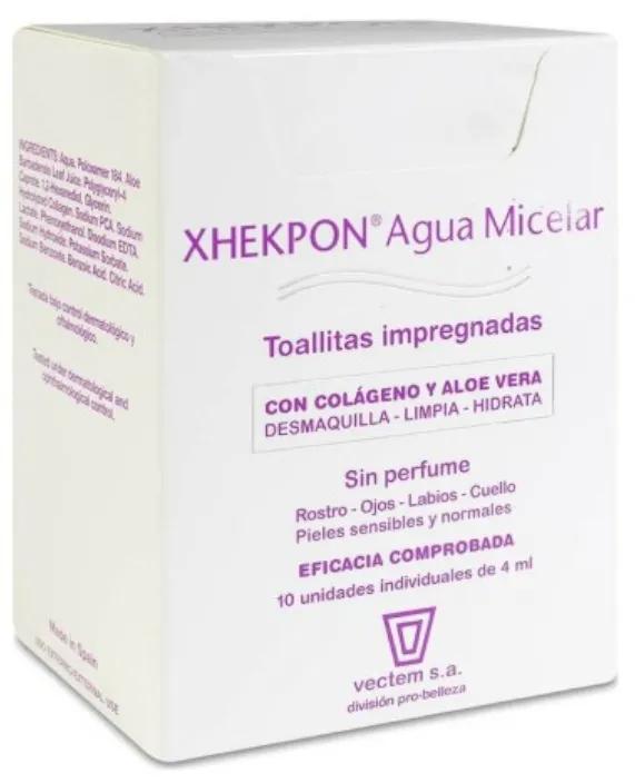 Lingettes à l&#39;eau micellaire Xhekpon 10 pièces