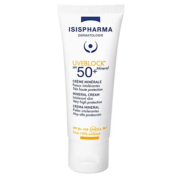 Isispharma Uveblock Crème Minérale SPF50+ 40ml