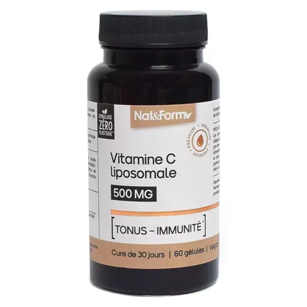 Nat & Form Vitamin C Liposomal 500mg 60 capsules