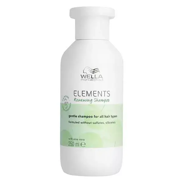 Wella Professionals Elements Shampoing régénérant sans sulfate pour tous types de cheveux 250ml