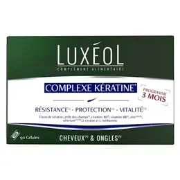 Luxéol Complexe Kératine 90 gélules