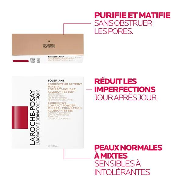 La Roche Posay Toleriane Teint Mineral Beige rosado 14 9,5 g
