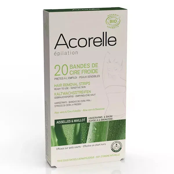 Acorelle Hair Removal Strips x 20 