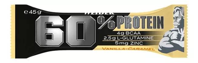 Weider Barra 60% Protein Bar baunilha-Caramelo 1 ud 45g