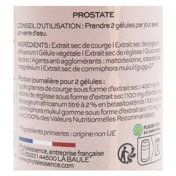 Phytalessence Próstata 60 comprimidos 