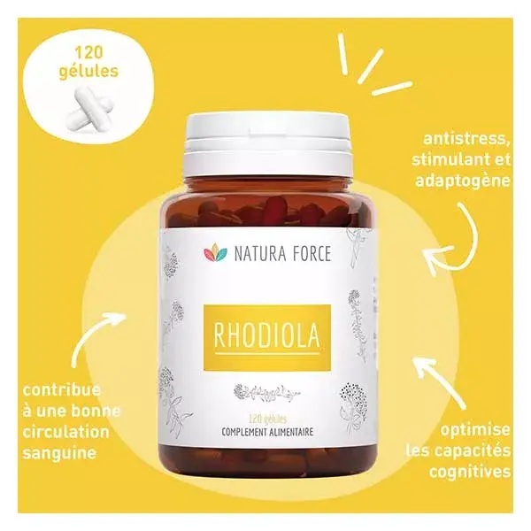 Natura Force Rhodiola 120 comprimidos 