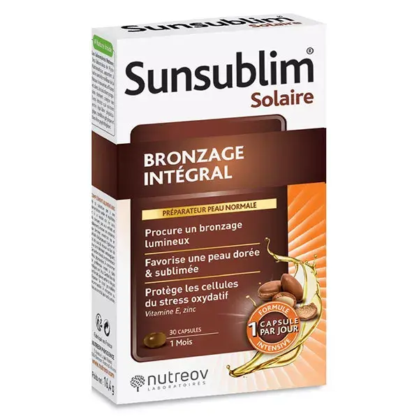 Nutreov Physcience Sunsublim Bronzage Intégral 30 capsules