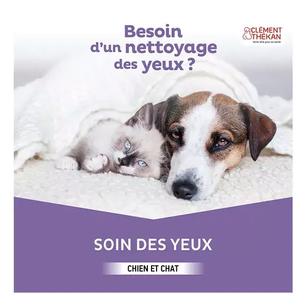 Clément Thékan Soin des yeux pour chiens et chats 125ml