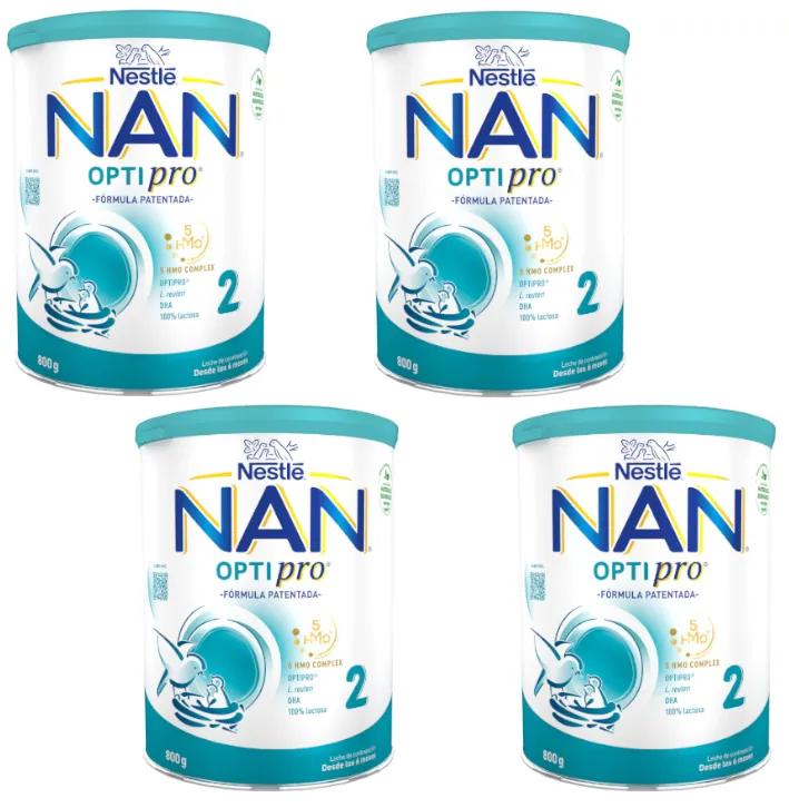 Nestlé Nan Optipro 2 Latte di proseguimento 4x800 gr