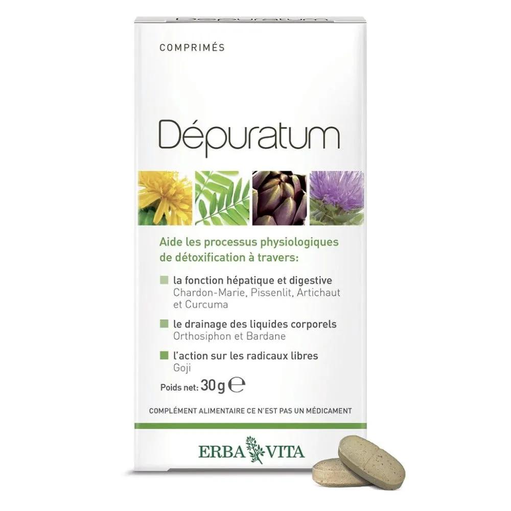 Erba Vita Depuratum Integratore Detossificante 30 Compresse