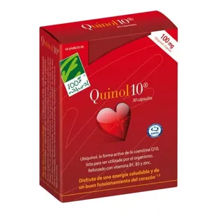 100% Natural Quinol10 30 Cápsulas