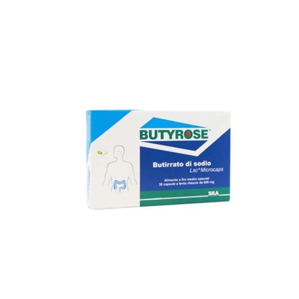 Butyrose Integratore di Butirrato di sodio Per L'intestino 30 Capsule