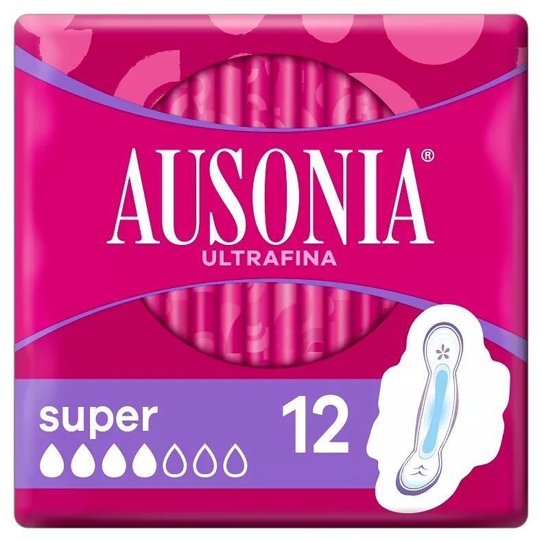 Ausonia Ultrafina Compresas Alas Super 12 Uds