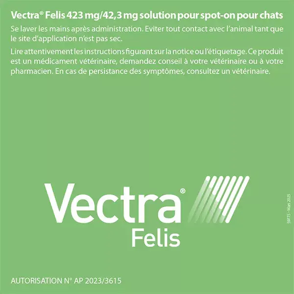 Vectra® Felis solution spot-on pour chats 12 pipettes