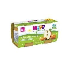 Hipp Biologico Omogeneizzato Albicocca e Mela 2x80g