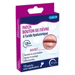 Care + Patch bouton de fièvre - boite de 15 patchs - EG LABO