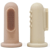 Brosse à dents Mushie Finger Solid Shifting Sand + Blush 2 pièces