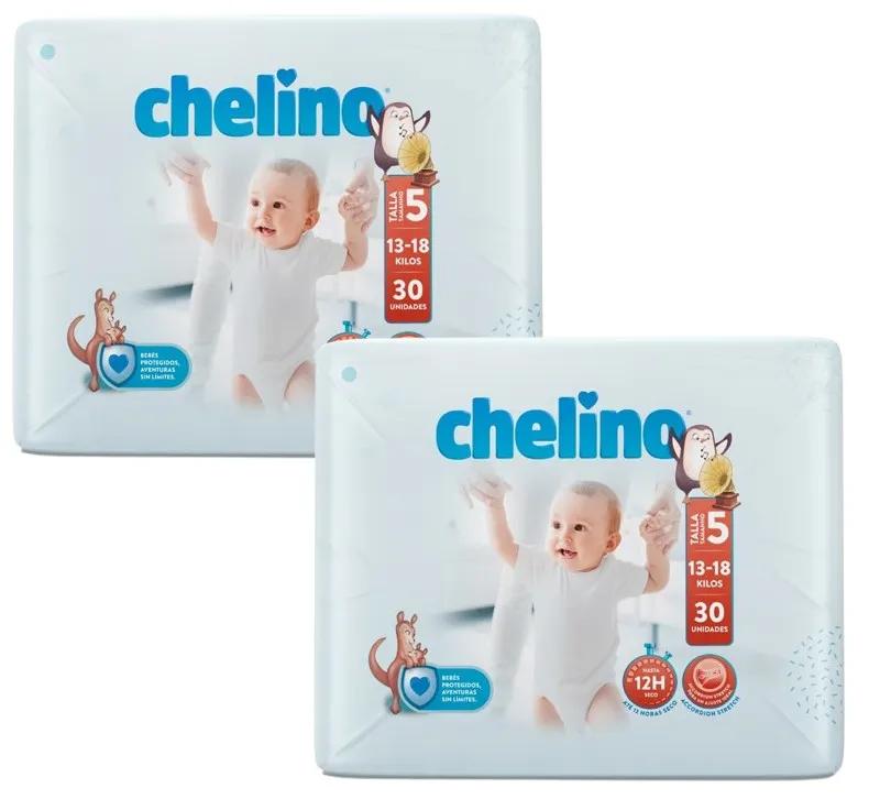 Chelino Luiers Maat 5 (13-18 Kg) 2x30 stuks