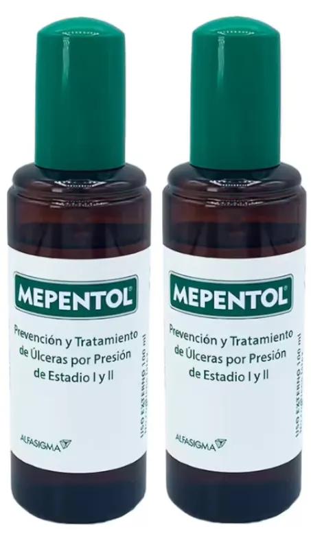 Solution de mépentol 2x100 ml