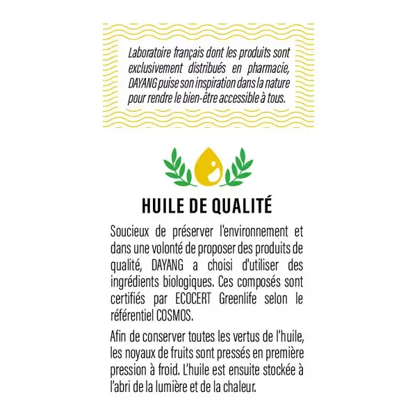 Dayang Aceite Vegetal de Calophylle Bio 50ml