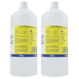 Tiedra Physiological Saline Solution for Washing 2x1 L