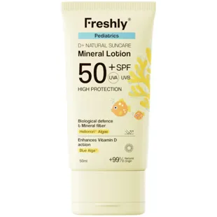 Freshly Pediatrics D+ Natural Suncare Mineral Lotion SPF50+ 50 ml