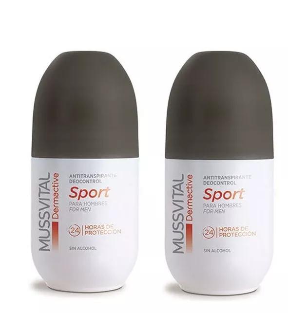 Mussvital Dermactive Desodorante Sport Hombre 2x75 ml