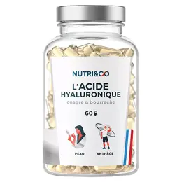 Nutri&Co L'Acide Hyaluronique Onagre et Bourrache Peau et Anti-Âge 60 gélules