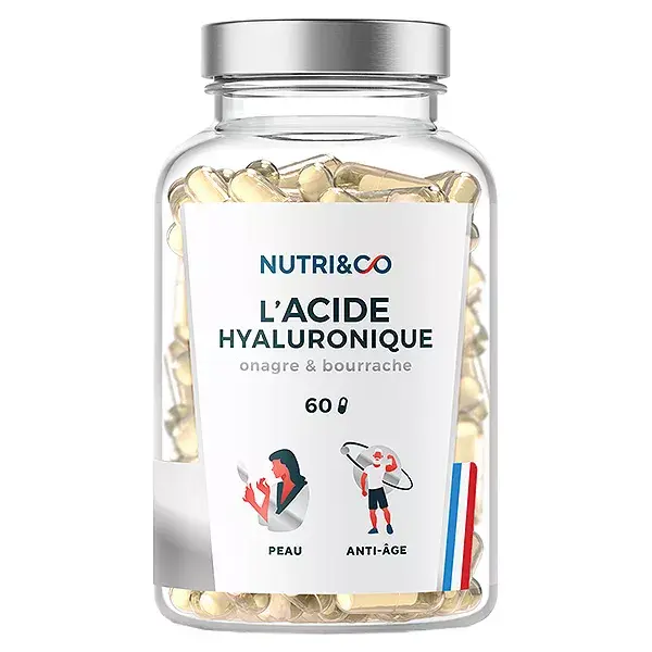 Nutri&Co Hyaluronic Acid Evening Primrose and Borage Skin and Anti-Aging 60 capsules