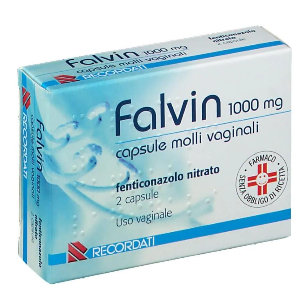 Falvin Trattamento di candidiasi e per il Benessere Intimo 2 Capsule Molli