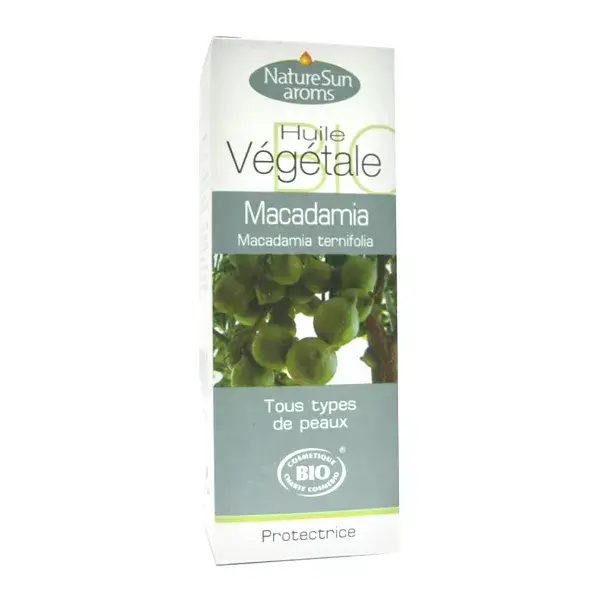 NatureSun Aroms Huiles Végétales Bio Macadamia 50ml