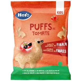 Hero Kids Puffs Snack en Forma de Llama Sabor Pizza 12 gr