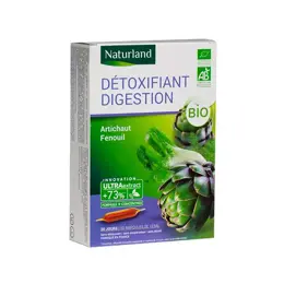 Naturland Détoxifiant Digestion Bio 20 ampoules