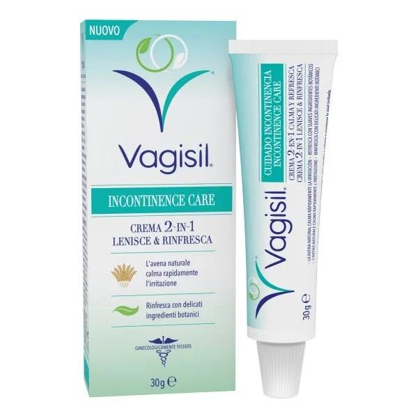 Vagisil Incontinence Care Crema 2in1 Lenisce e Rinfresca 30 g