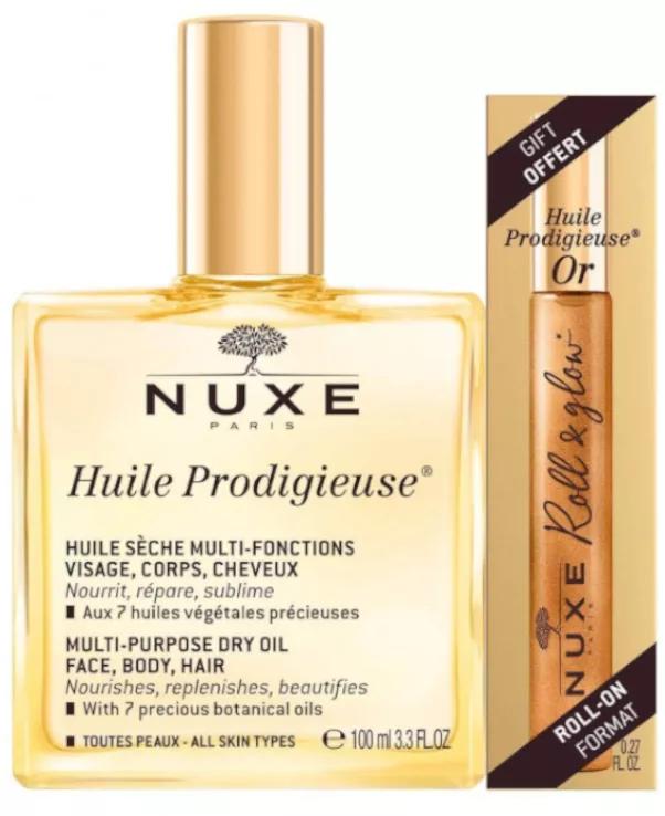 Nuxe Huile Prodigieuse 100 ml + Roll-on Or