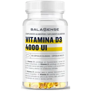 Balasense Vitamine D3 4000 IE 90 softgels