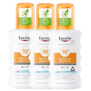 Eucerin Children&#39;s Sun Spray SPF50+ 3x200 ml