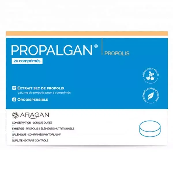 Aragan Propalgan Propóleo 20 comprimidos