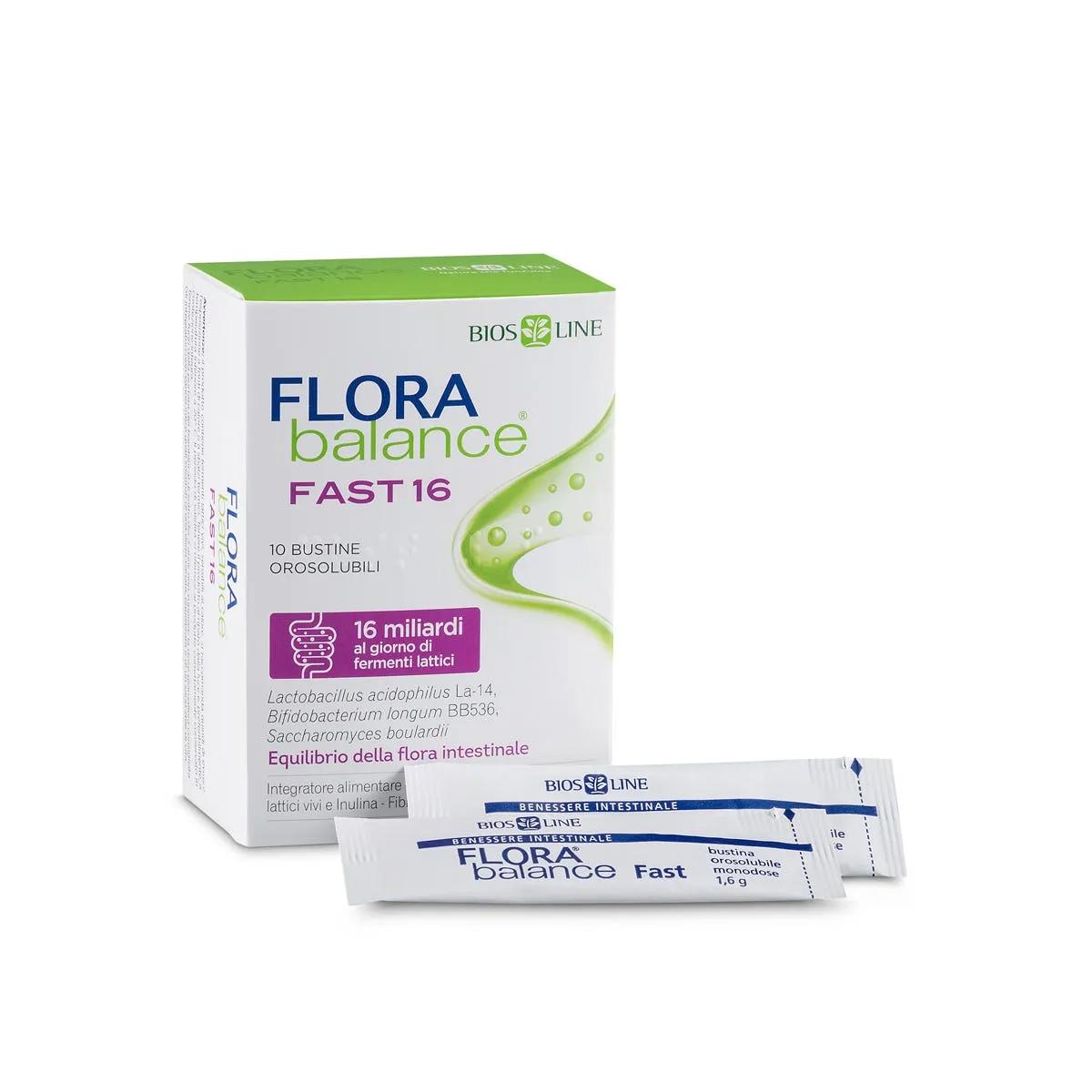 Florabalance Fast 10 Bustine Orosolubili