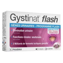 3C Pharma Gystinat Flash 10 gélules + 10 comprimés