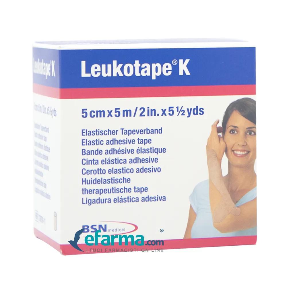 Leukotape K Cerotto Taping Colore Carne cm 5x5 m