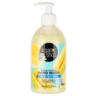 Organic Shop Zitronen-Macaron-Handseife 400 ml